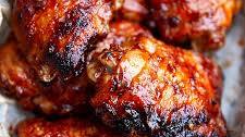 Baked BBQ Chicken Thighs