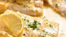 Baked Fish with Lemon Cream Sauce (One Baking Dish!)