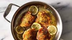 Baked Lemon Butter Chicken Thighs