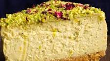 Baked Pistachio Kulfi Cheesecake