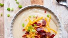 Baked Potato Cauliflower Soup