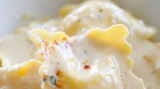 Baked Ravioli Recipe with Brown Butter Alfredo