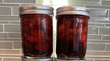 Balsamic Pickled Plums