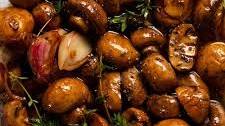 Balsamic marinated mushrooms