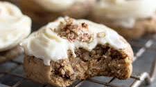 Banana Bread Cookies with Cream Cheese Icing