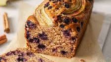 Banana and blueberry bread