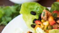 Barbecue Chicken Lettuce Wraps