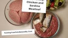Beef, Turkey, Chicken and Sardine Meatloaf for Cats
