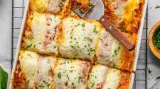 Beef & Veggie Lasagna (with cottage cheese)