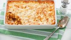 Beef and Mushroom Pasta Bake