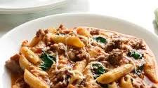 Beef and Spinach Pasta