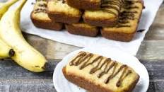 Bisquick Banana Bread with Peanut Butter Cream