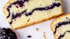 Blueberry Cream Cheese Pound Cake