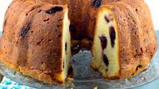 Blueberry Cream Cheese Pound Cake