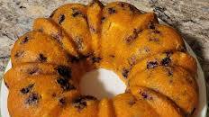 Blueberry Cream Cheese Pound Cake I