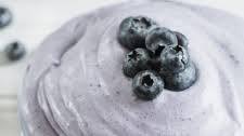 Blueberry Whipped Coconut Cream
