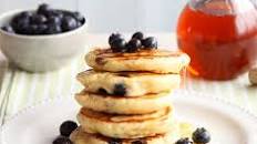 Blueberry & lemon pancakes