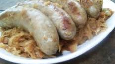 Bratwurst and Sauerkraut Skillet