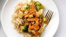 Broccoli & Cheddar Cheese Casserole with Turkey (or Chicken!)