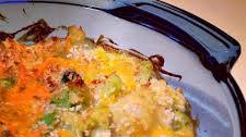 Broccoli and Cauliflower Cheese Casserole