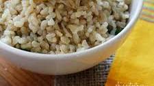 Brown Coconut Rice with Cilantro