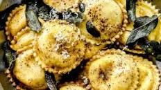 Browned Butter Ravioli with Crispy Sage