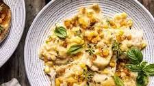 Browned Garlic Butter Creamed Corn Ravioli