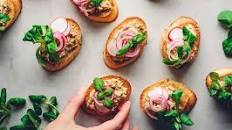 Bruschetta with Artichoke & Pickled Onion
