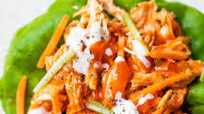 Buffalo Chicken Lettuce Wraps (Slow Cooker, Instant Pot)