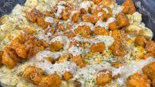 Buffalo Chicken Tortellini Alfredo