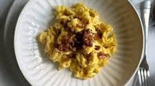 Butternut Squash Alfredo Pasta with Rosemary Pancetta