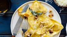 Butternut Squash Ravioli with Sage Browned Butter Sauce
