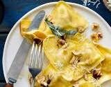 Butternut Squash Ravioli with Sage Browned Butter Sauce