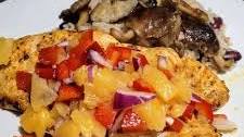 Cajun Turkey Steaks With Pineapple Salsa