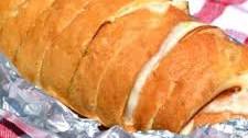 Campfire Ham and Cheese Bread