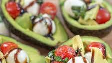Caprese Stuffed Avocado