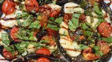 Caprese-Stuffed Garlic Butter Portobello Mushrooms