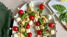 Caprese Tortellini Skewers with Balsamic Glaze