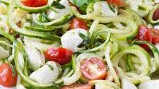 Caprese Zucchini Noodle Pasta Salad