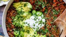 Cauliflower Rice Taco Skillet