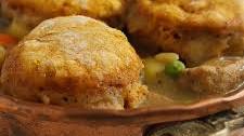 Celebration Pot Pie with Pumpkin Biscuit Crust