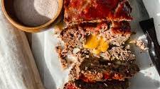 Cheddar Cheese Stuffed Meatloaf