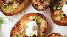 Cheese and Bacon Potato Skins