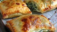 Cheese and Spinach Stuffed Pastry
