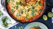 Cheesy Chicken Tamale Pie