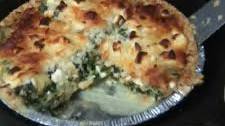 Cheesy Chicken and Spinach Pie