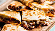 Cheesy Ground Beef Quesadillas