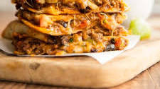Cheesy Ground Beef Quesadillas