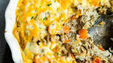 Cheesy Ground Beef and Rice Casserole