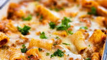 Cheesy Italian Sausage Pasta Bake